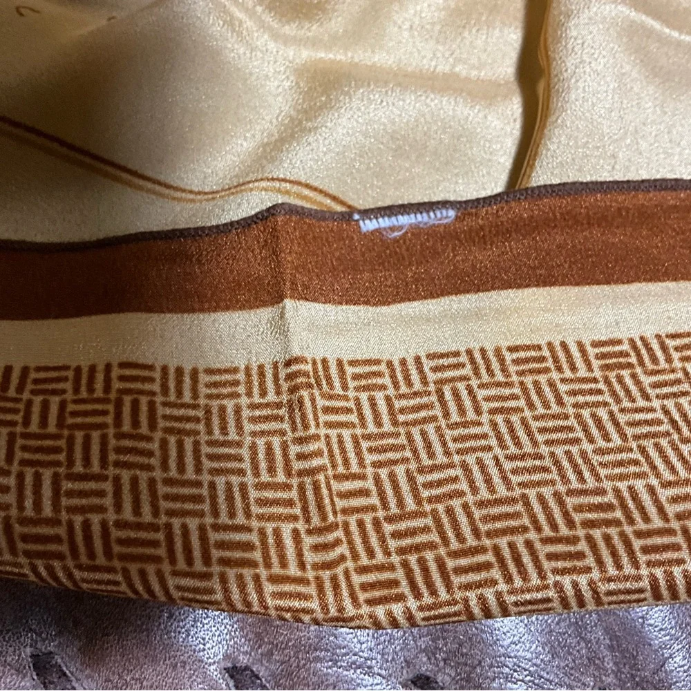 Christian Dior Vintage Patterned Scarf Authenticated